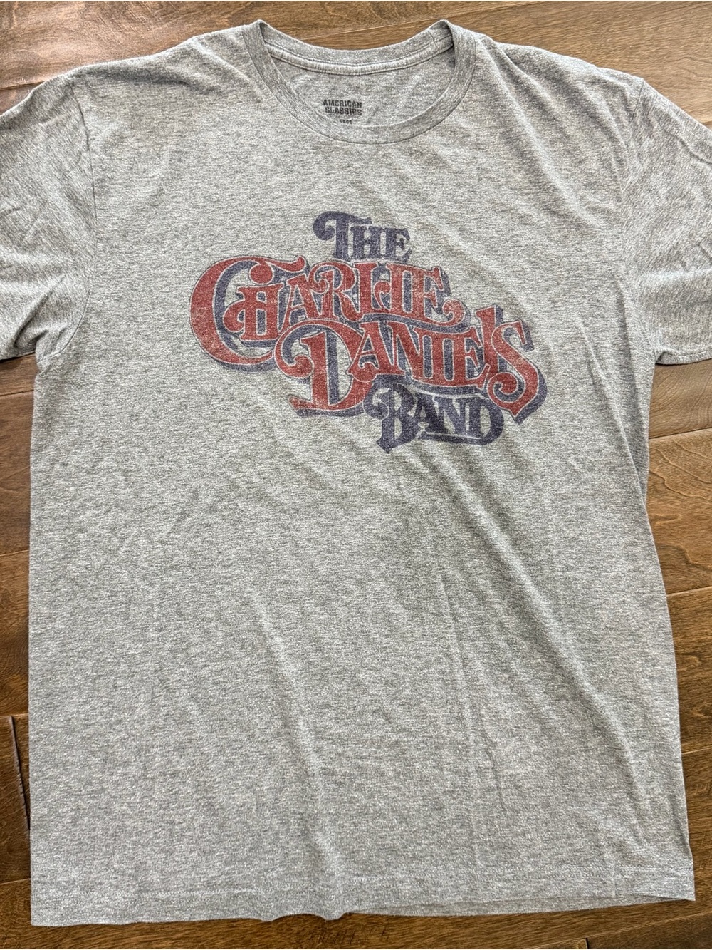 Charlie Daniels Band Heather Gray Short-Sleeve Graphic Tee